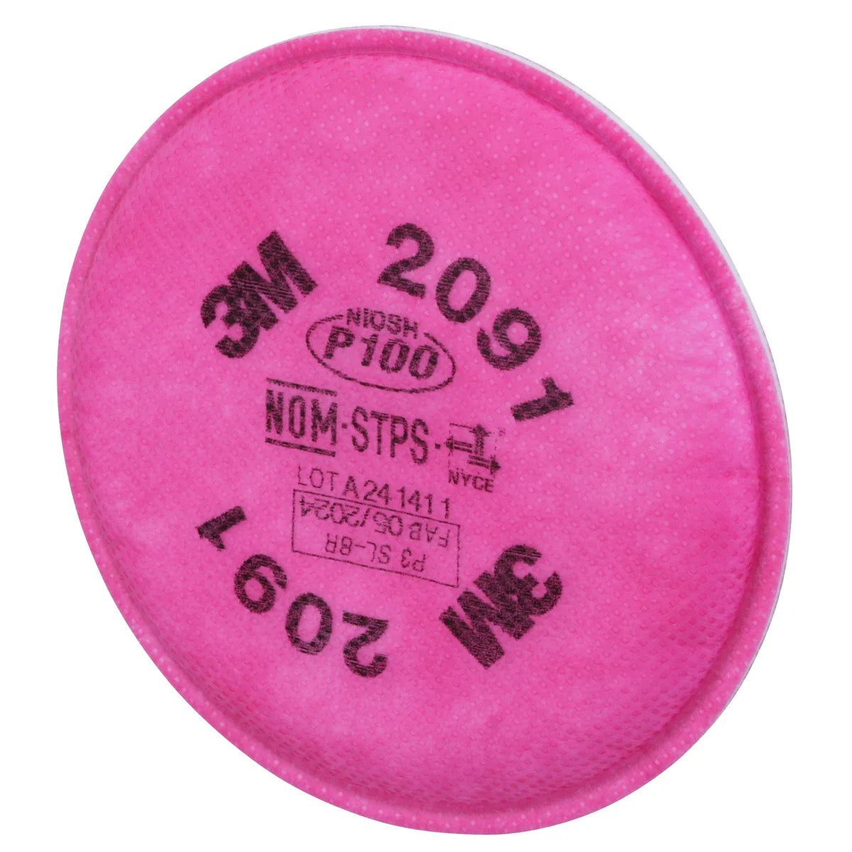 Filtro 3M 2091 P100 para Partículas, Polvos, Neblinas, Humos y Radionucleido