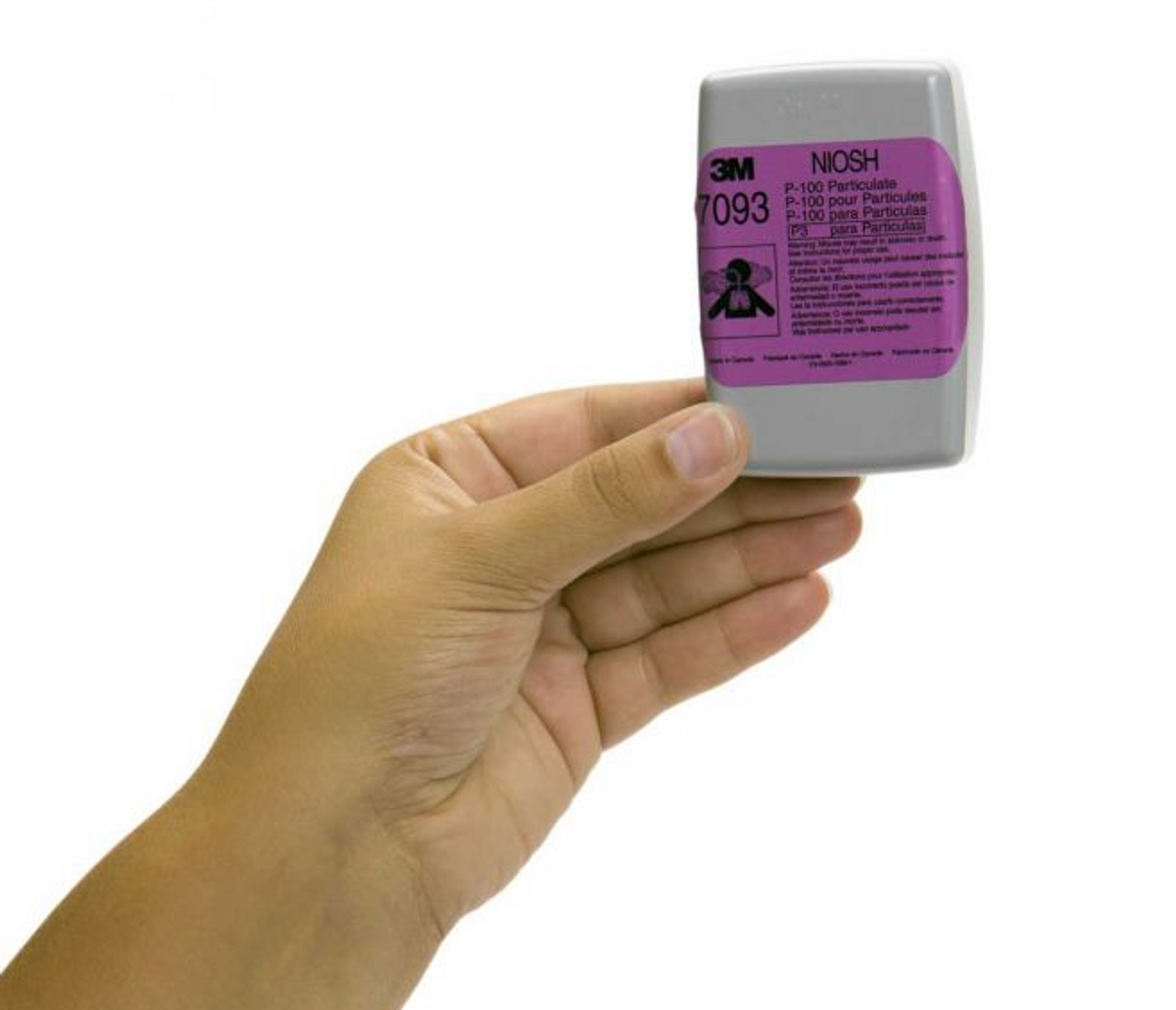 Filtro 3M 7093 P100 – Protección contra partículas y vapores químicos