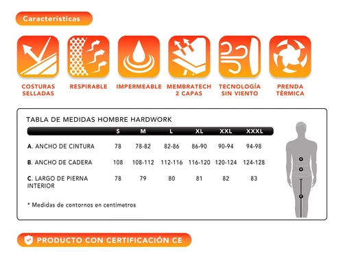Jardinera Reflectiva HW Siberia Amarillo Fluor – Alta Visibilidad, Impermeable, Térmica