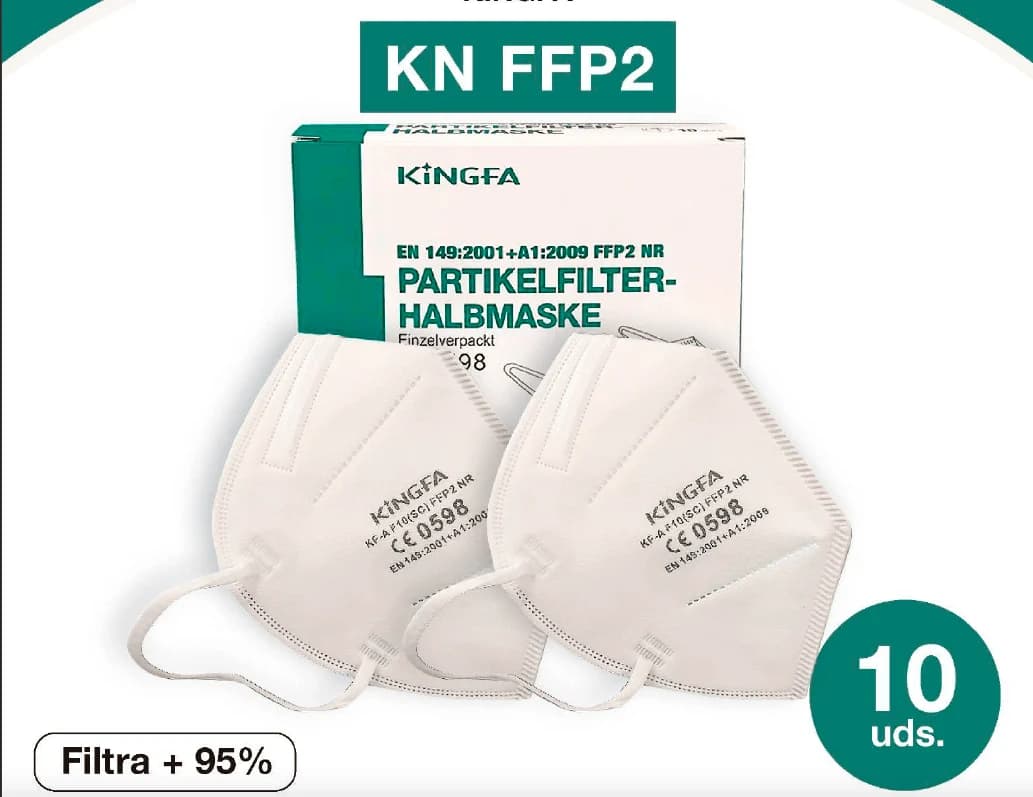 CAJA 10 MASCARILLAS KN CON ISP