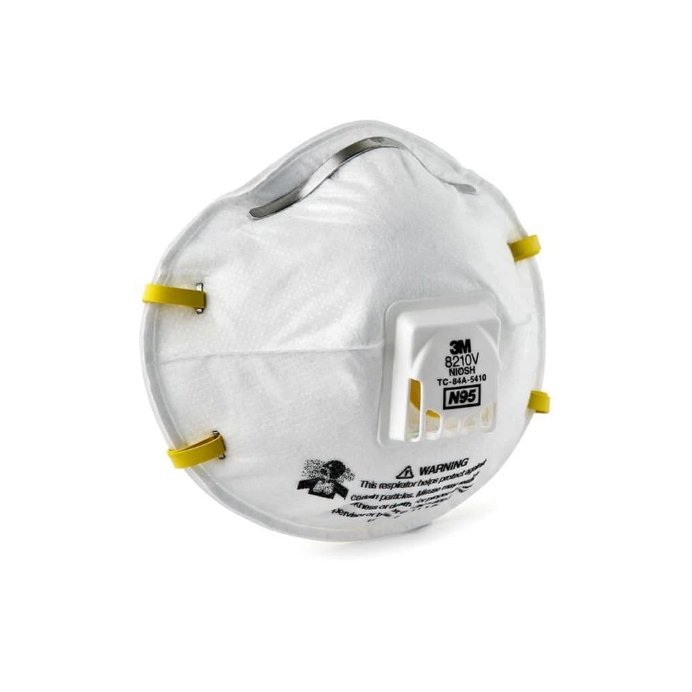 RESPIRADOR 8210V CON VÁLVULA COOL FLOW PARA PARTÍCULAS