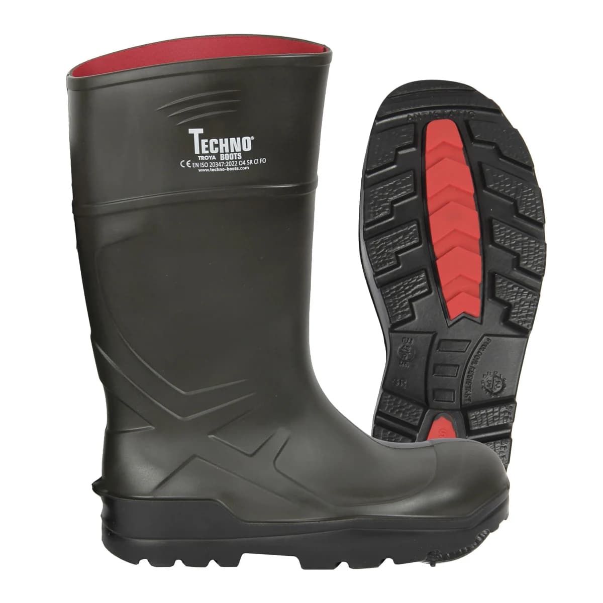 BOTA IMPERMEABLE TECHNO TROYA ULTRAGRIP – Verde