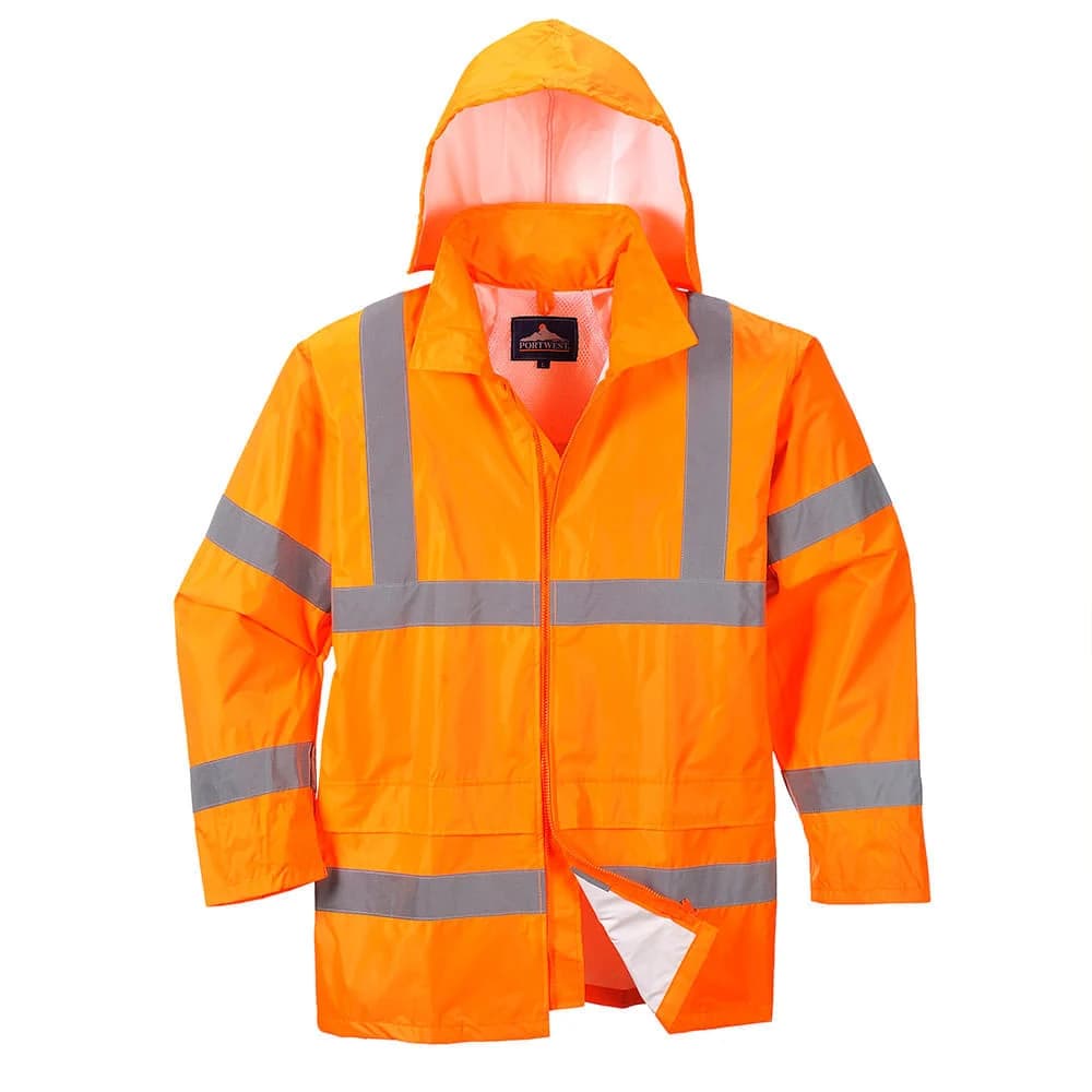 CHAQUETA IMPERMEABLE ALTA VISIBILIDAD