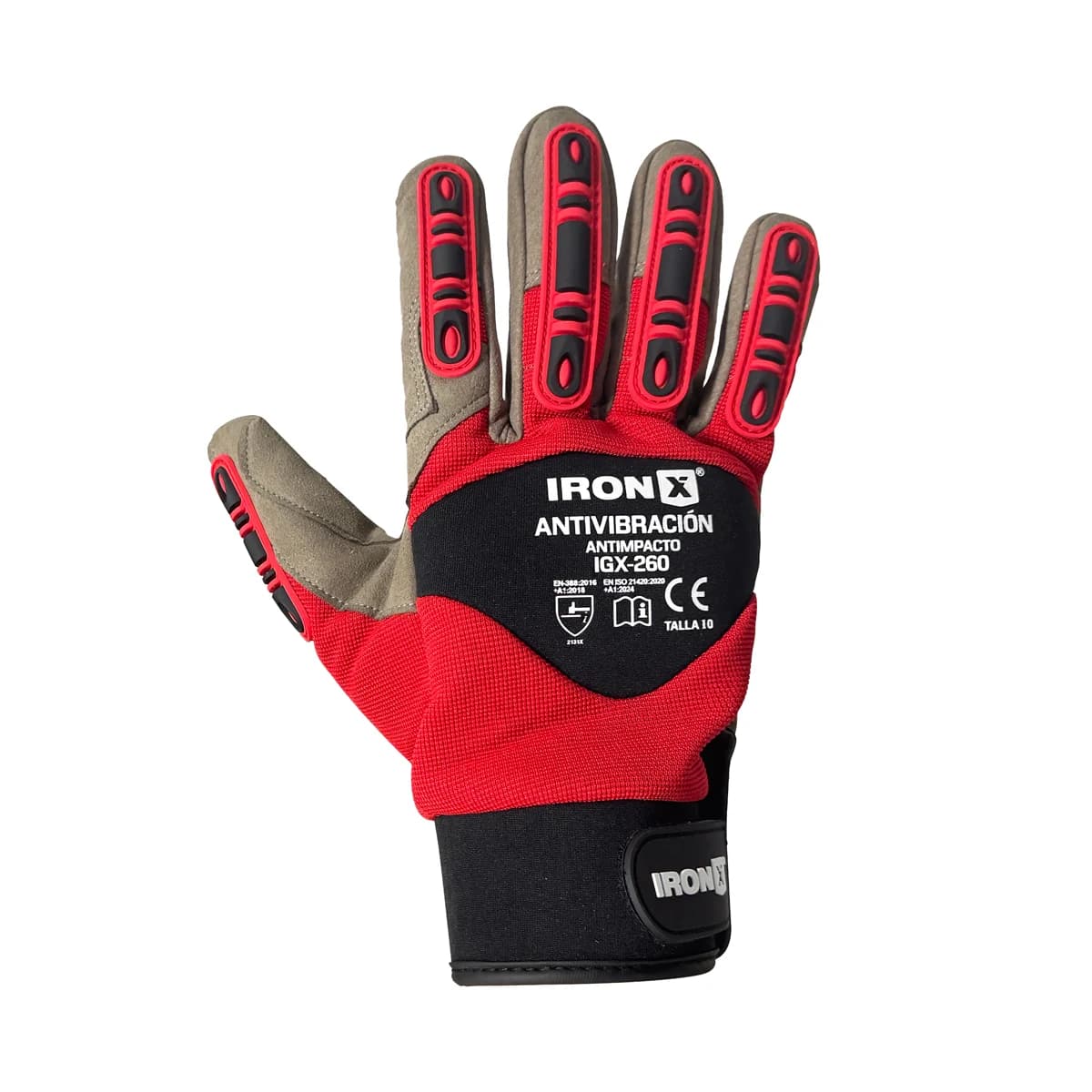 GUANTE ANTI-IMPACTO ANTIVIBRACIÓN IGX-260 IRON-X
