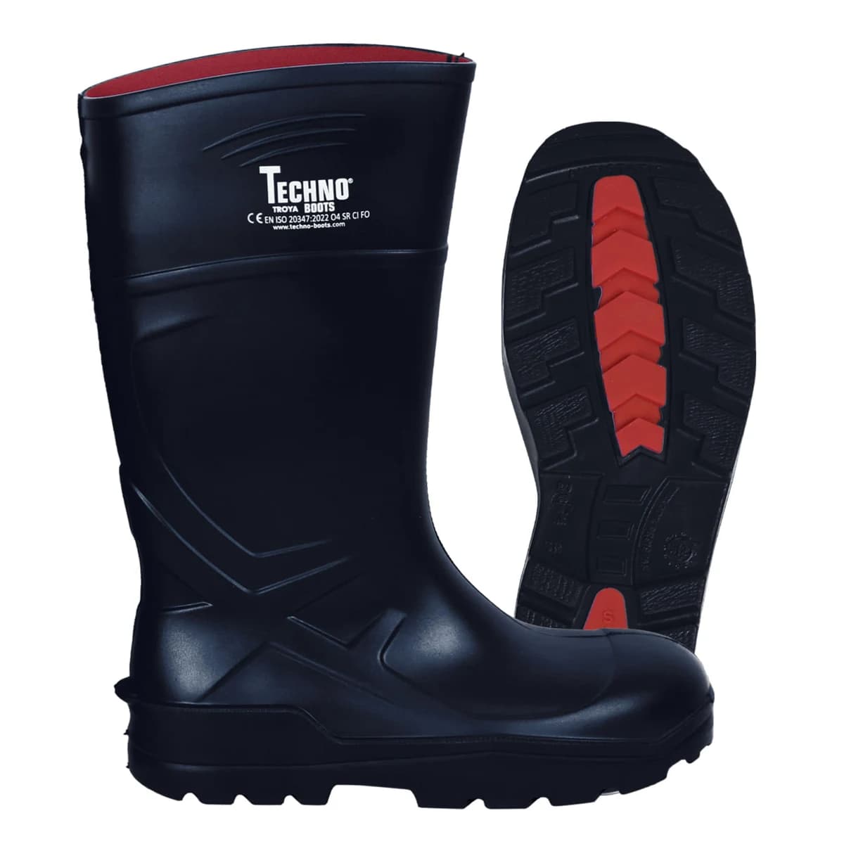 BOTA IMPERMEABLE TECHNO TROYA ULTRAGRIP – Negro