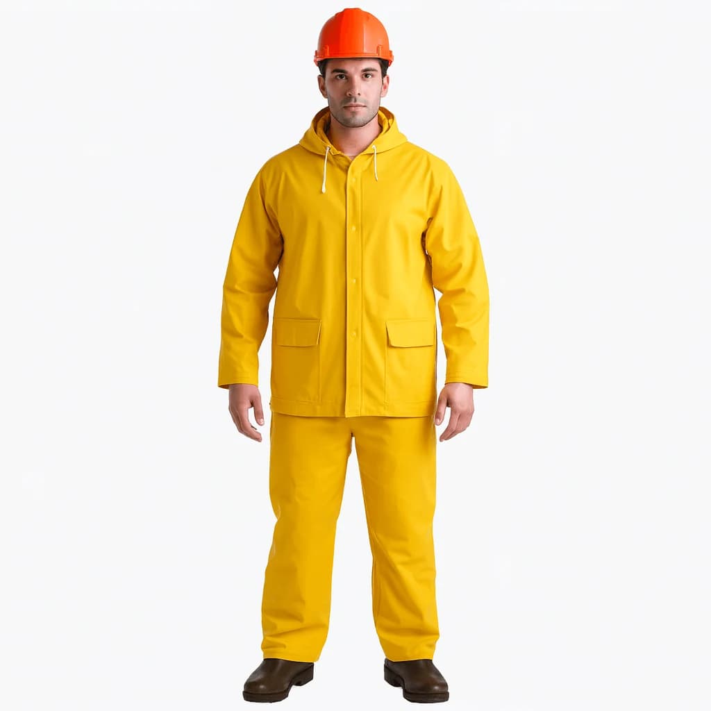 TRAJE IMPERMEABLE AMARILLO TIPO NORDIC IRON-X