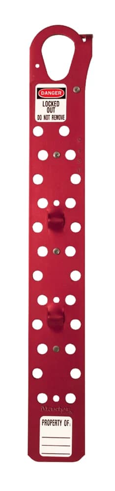 PINZA DE ALUMINIO ANODIZADO PARA 24 CANDADOS