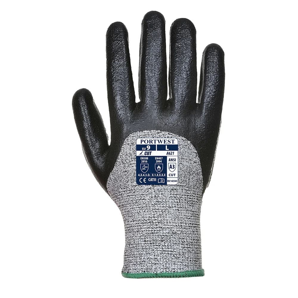 GUANTE 3/4 ANTI CORTE DE NITRILO A621 PORTWEST