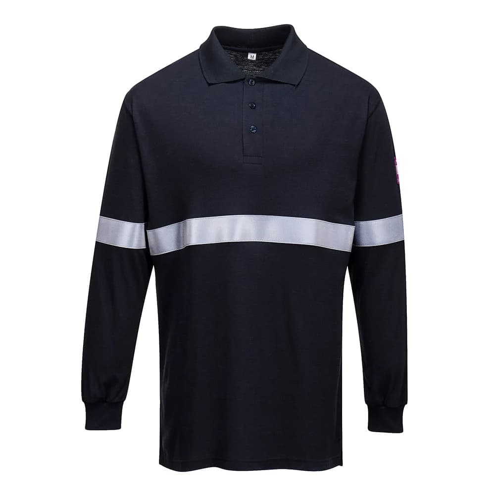 POLERA POLO MANGA LARGA RESISTE A LA LLAMA Y ANTIESTÁTICO