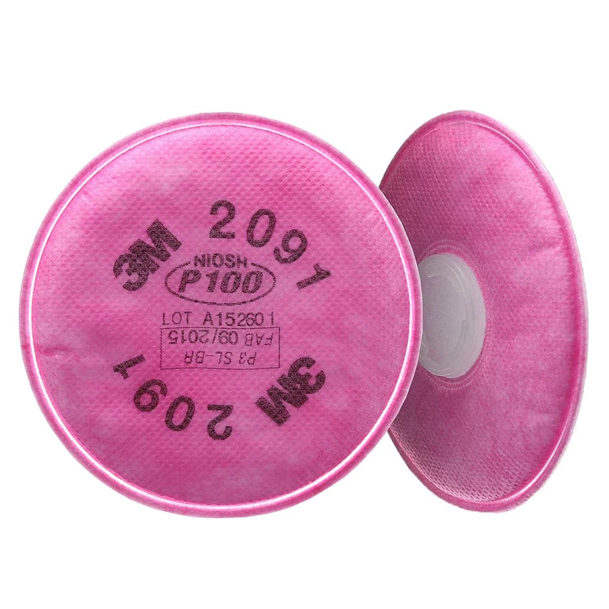 Filtro 3M 2091 P100 para Partículas, Polvos, Neblinas y Humos