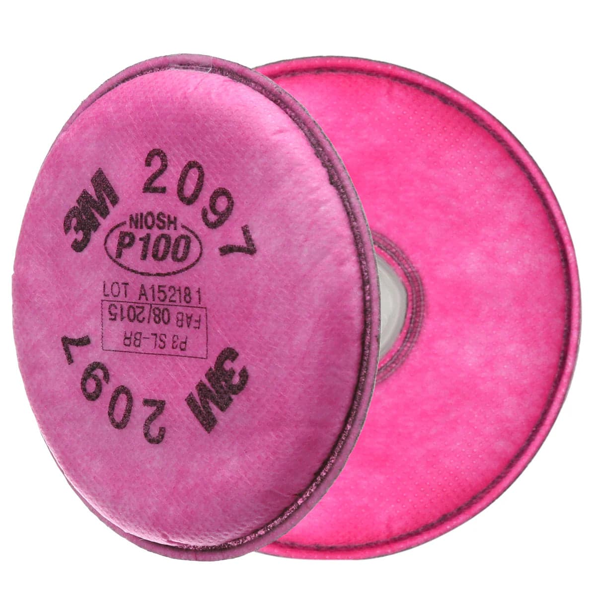 Filtro 3M 2097 P100 con Alivio de Olores de Ozono y Vapores Orgánicos