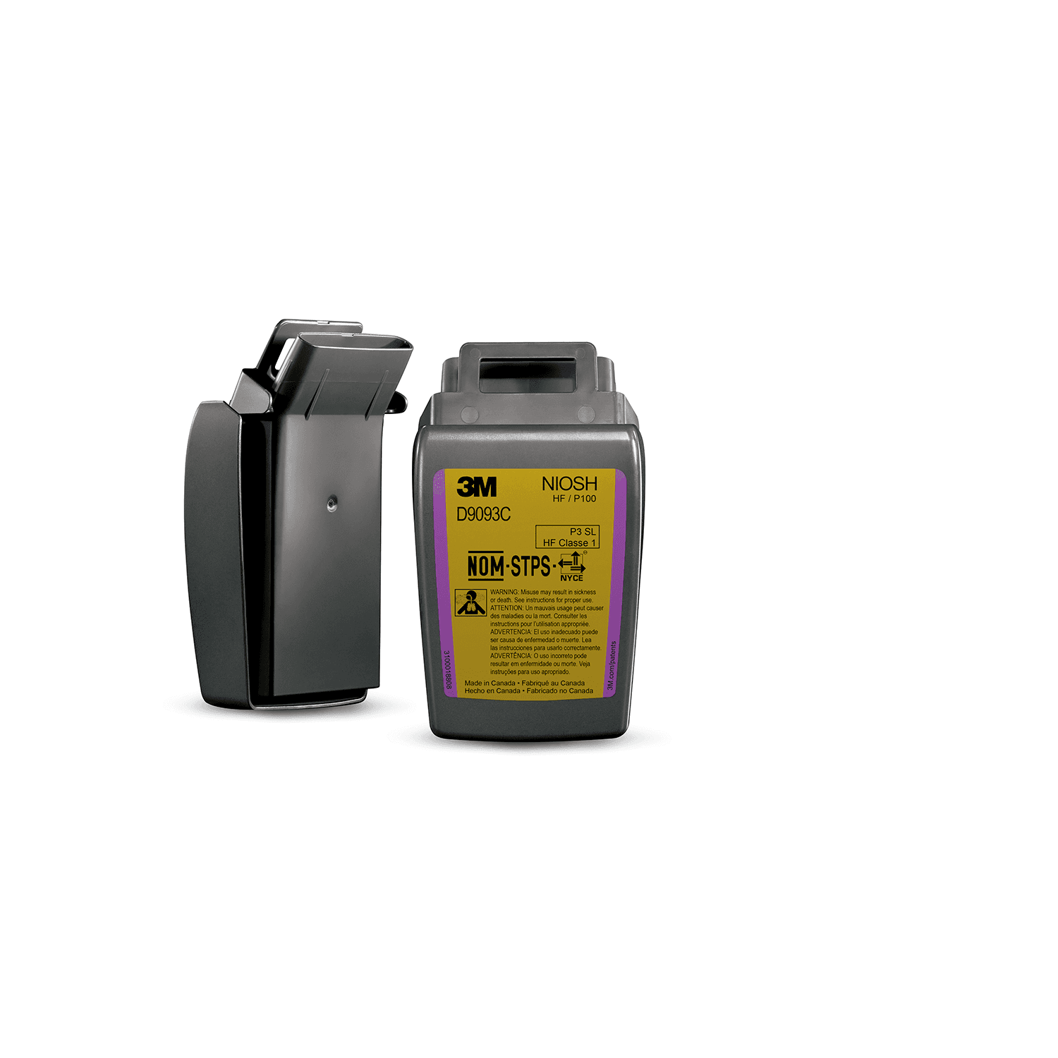 Filtro 3M D9093CB Secure Click P100 de Carcasa Dura (1 unidad)