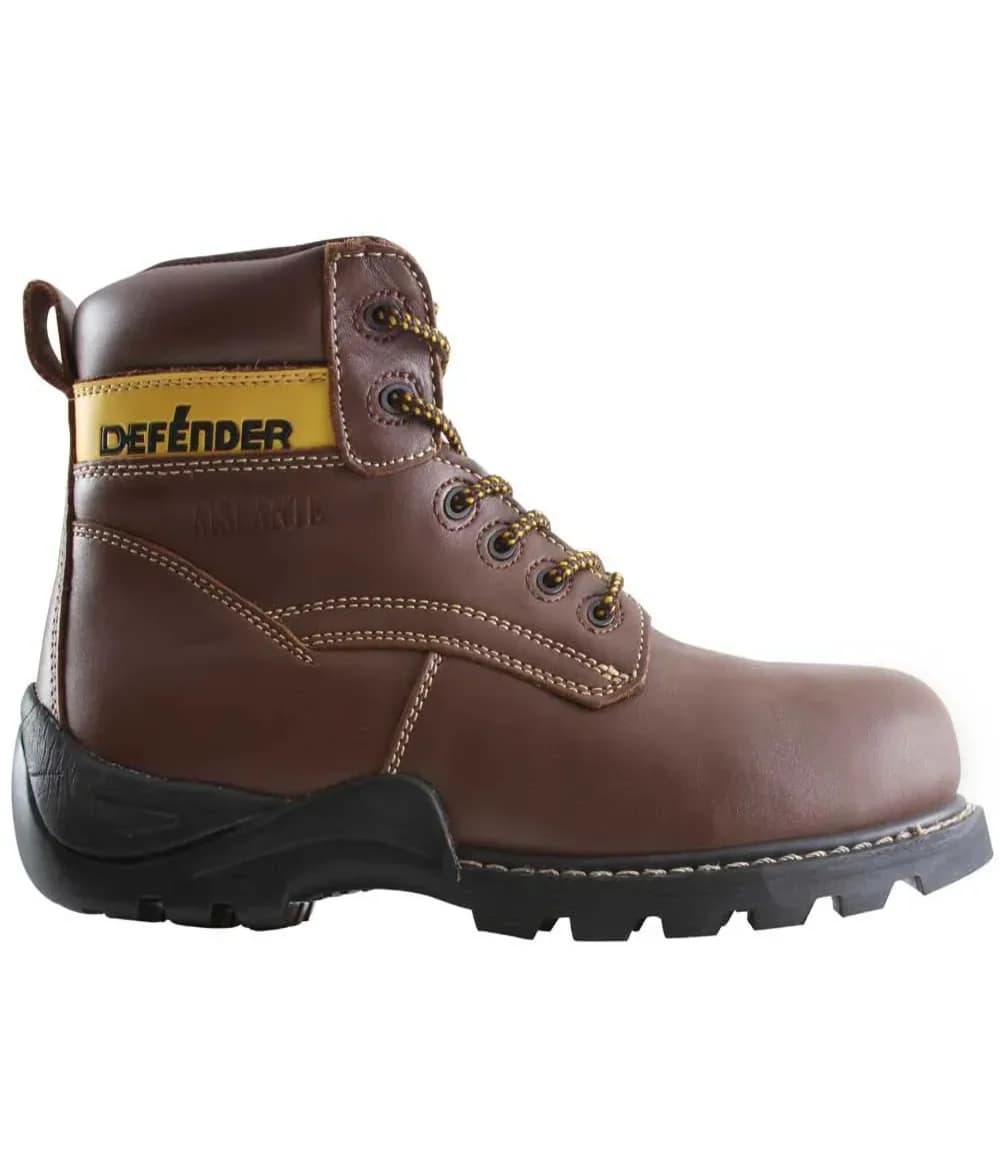 Bota de Seguridad Defender DF 900 Café (1 par)