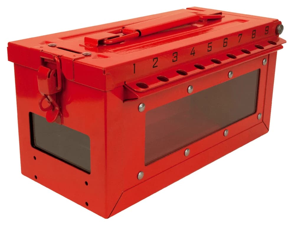 CAJA DE CANDADOS EN GRUPO PORTÁTIL