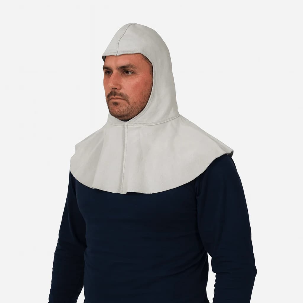 GORRO DE CUERO SOLDADOR TIPO MONJA