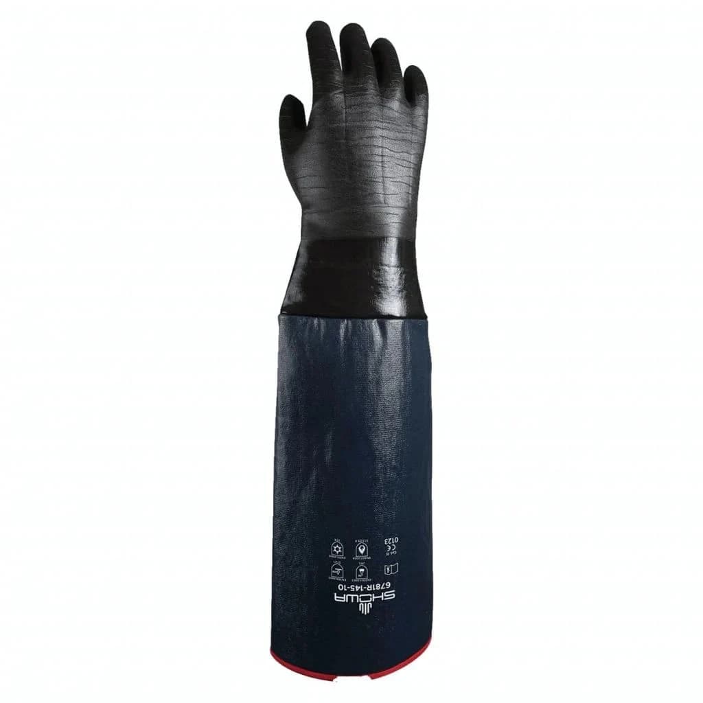 GUANTE DE NITRILO SHOWA 6781R-145 SHOWA