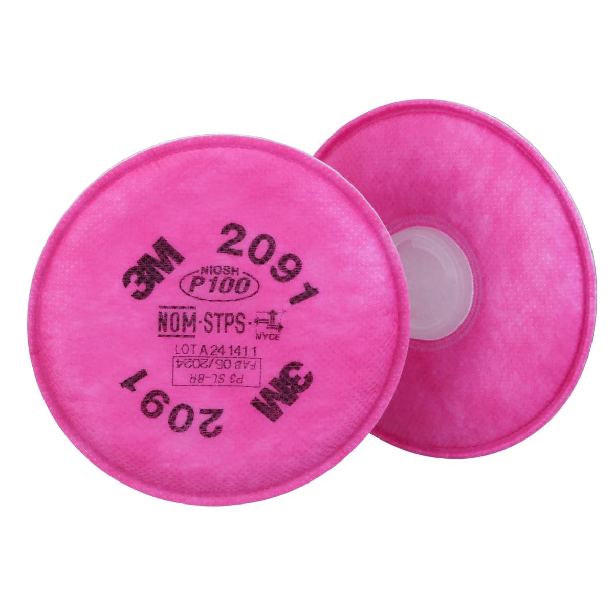 Filtro 3M 2091 P100 para Partículas, Polvos, Neblinas y Humos