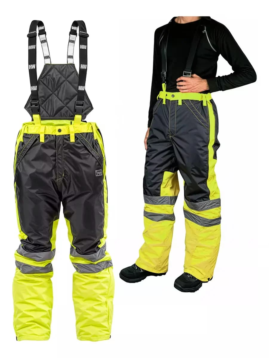 Jardinera Reflectiva HW Siberia Amarillo Fluor: Alta Visibilidad, Impermeable, Térmica