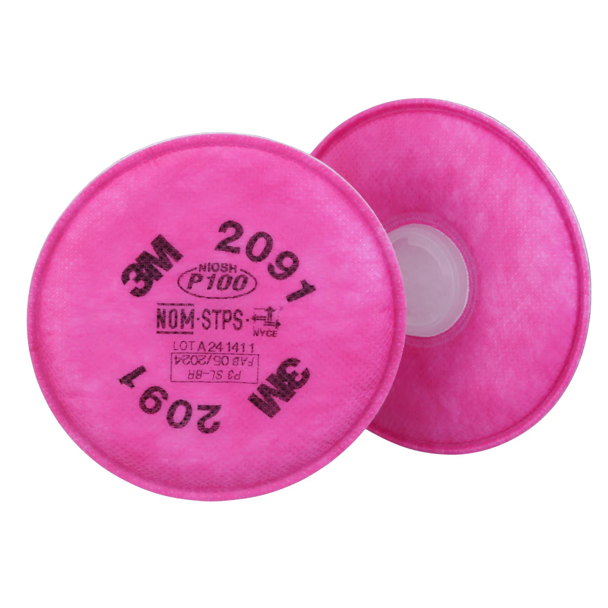 Filtro 3M 2091 P100 para Partículas, Polvos, Neblinas, Humos y Radionucleido